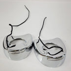 Chrome Illuminated Mirror Housing for Harley Street Glide (2014–2023)