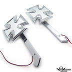 LED Turn Signal Mirrors for Suzuki GSXR 600 (2000–2023) - Maltese Cross