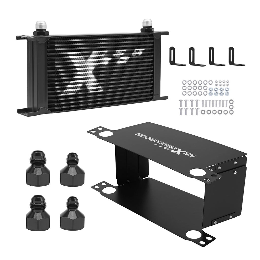 Universal 19-Row Aluminum Oil Cooler 10AN for Transmission Engine (2010–2010)