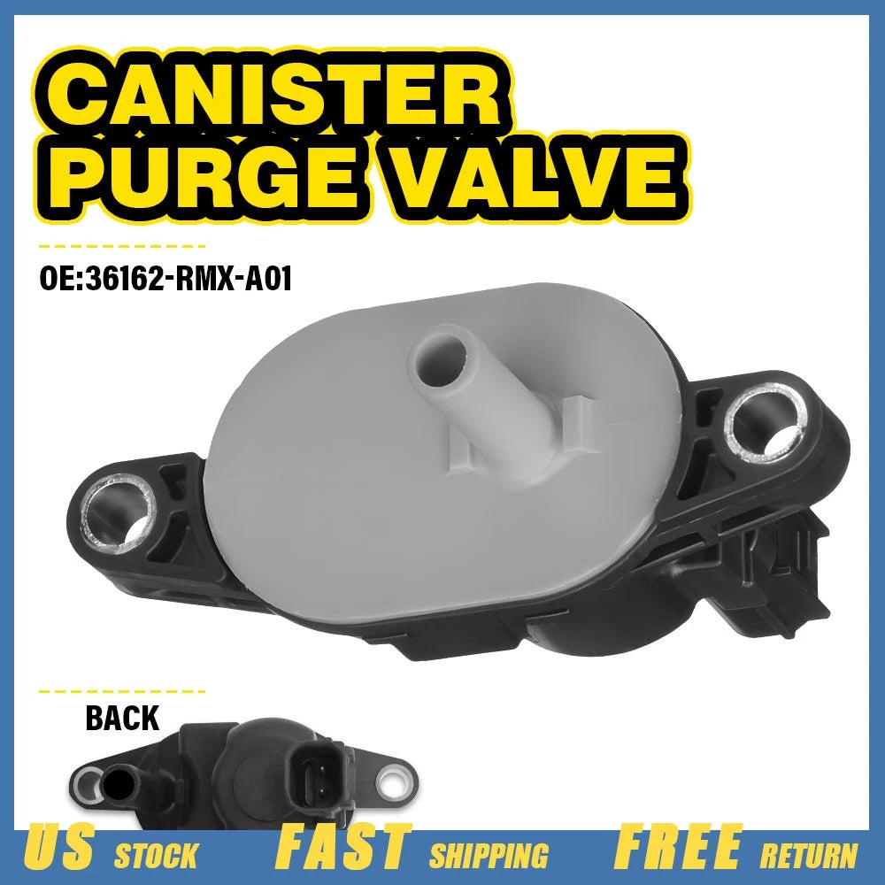 Vapor Canister Purge Solenoid Valve for Honda Acura (36162-RMX-A01)