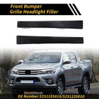 Pair Front Bumper Grille Headlight Filler for Toyota Tacoma (2005–2015) No. 5251335010