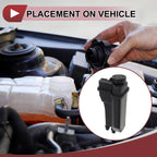 Coolant Expansion Overflow Tank with Cap No. 17111436381 for BMW 525i 528i 530i (2001–2007)