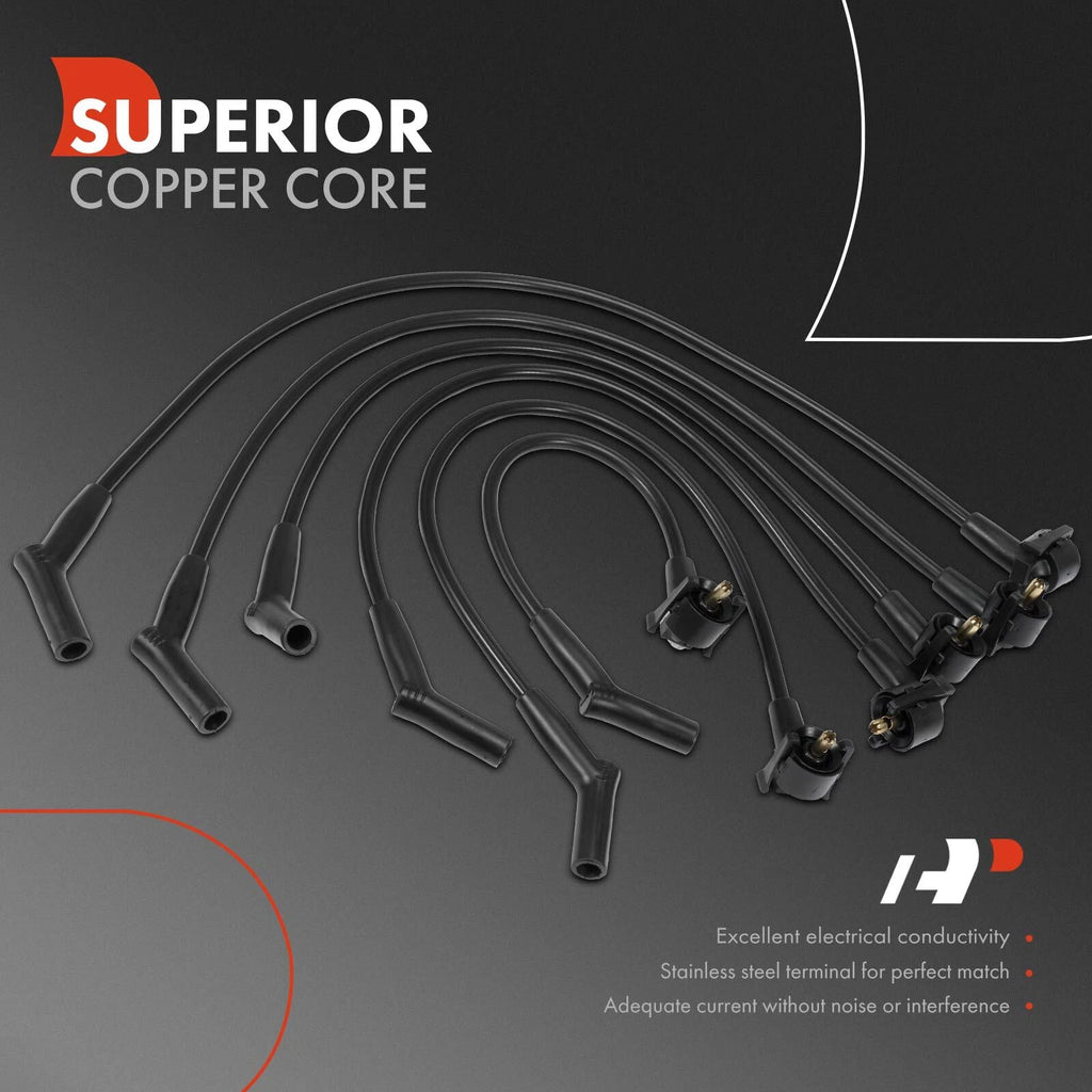 Set of 6 Spark Plug Wire Sets for Ford Windstar (1995-2003)
