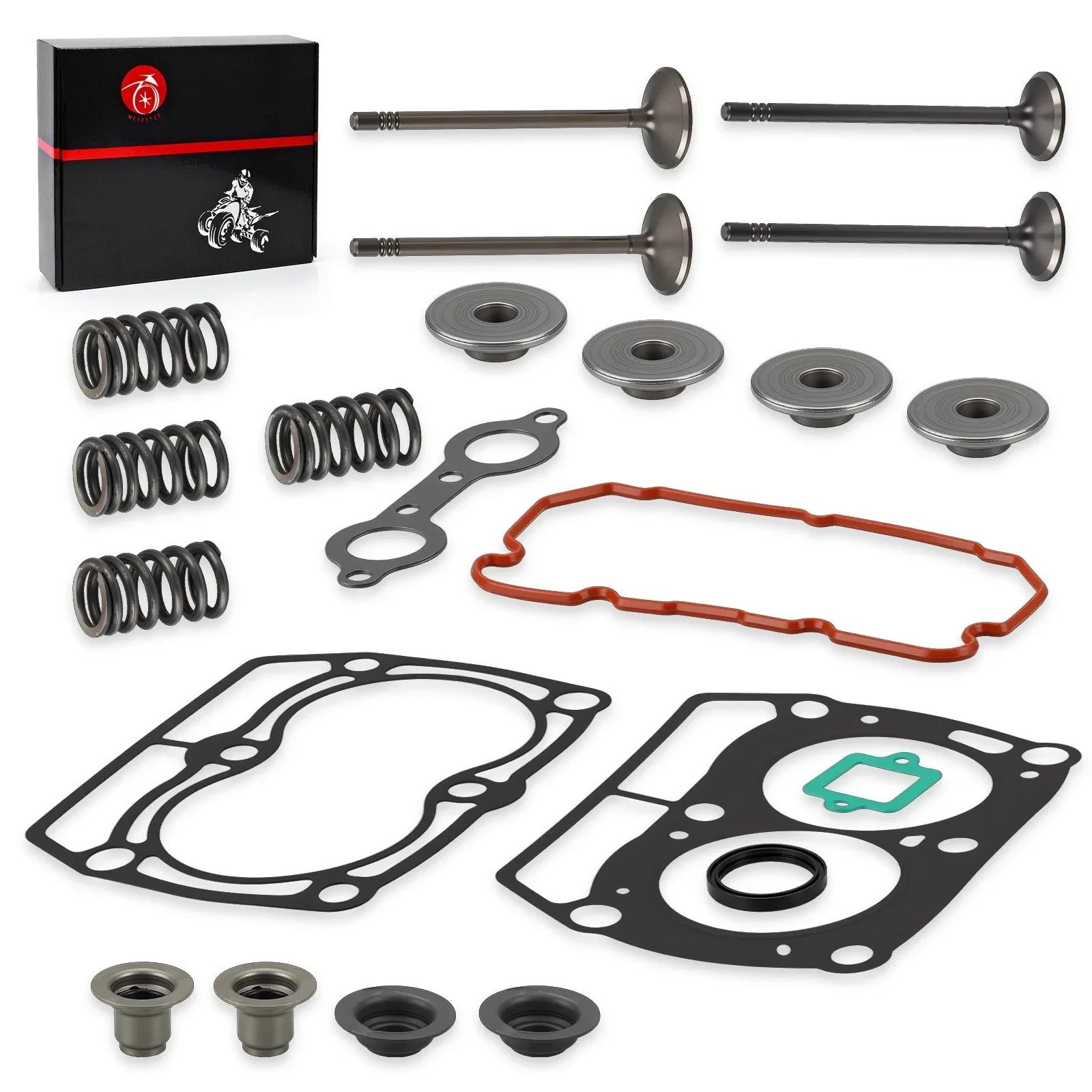 Top End Gasket W/ Valves Seal Kit for Polaris Ranger 800 (2012–2014)
