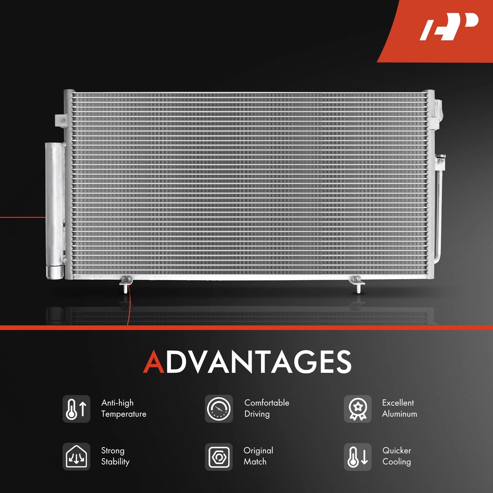 A/C Condenser with Receiver Drier for Subaru Impreza (2003-2007)