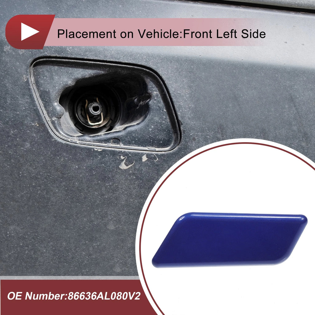 Front Left Washer Nozzle Cover Cap for Subaru Outback (2015–2017) Blue