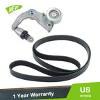 Tensioner Pulley & Serpentine Drive Belt Kit for Honda Civic (2006–2011)