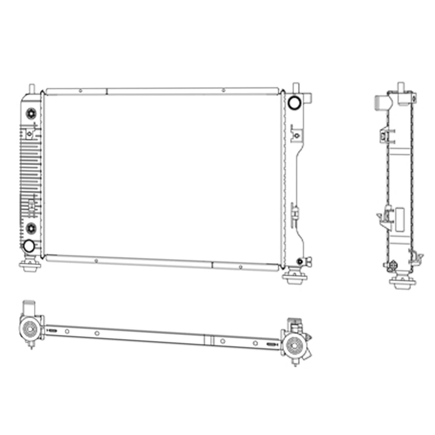 Replacement Plastic Radiator for Ford Ranger PJ (2006–2011)