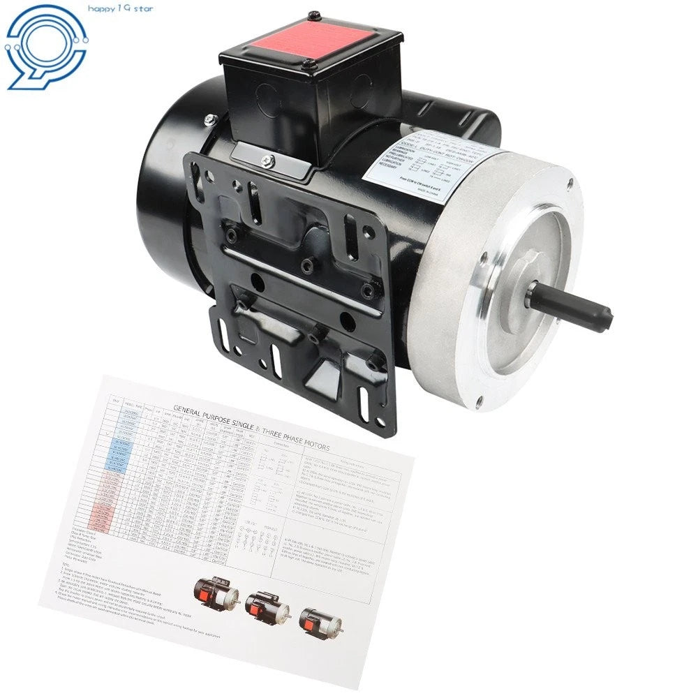 2HP Electric Motor 3450 RPM 56C Frame 115/230V (General Purpose)