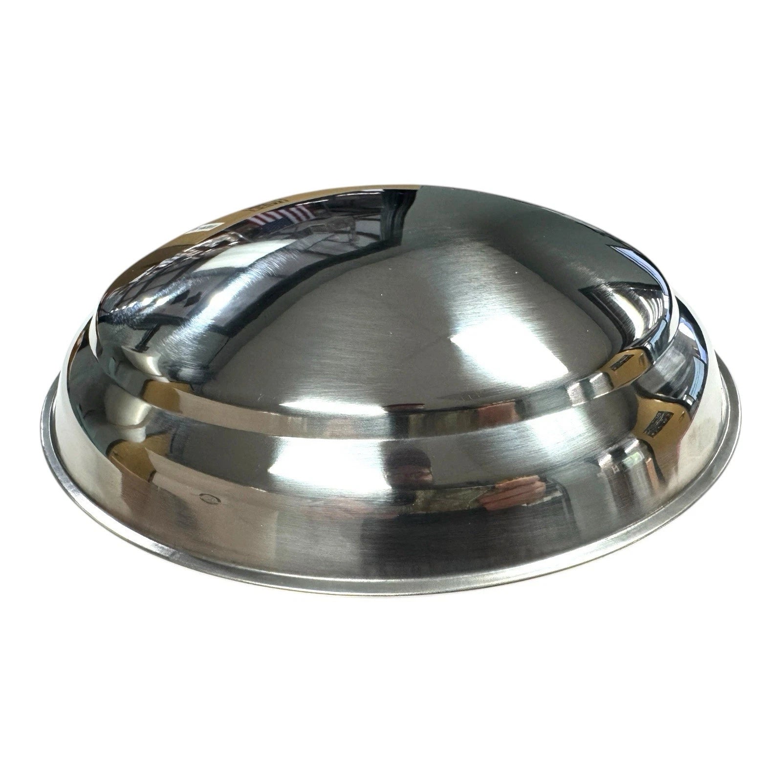 Stainless Hubcaps Set of 4 Plain Moon for 1940-1948 Ford Car (1940-1956)