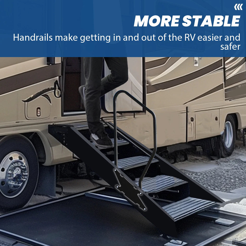 Handrail Step Assist for 5th Wheel RVs 3 & 4 Solid Step (Gen 3)