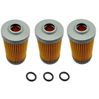 3X Fuel Filter 104500-55710 for Yanmar YM240, YM240D, YM195, YM14, YM169, YM135, YM126