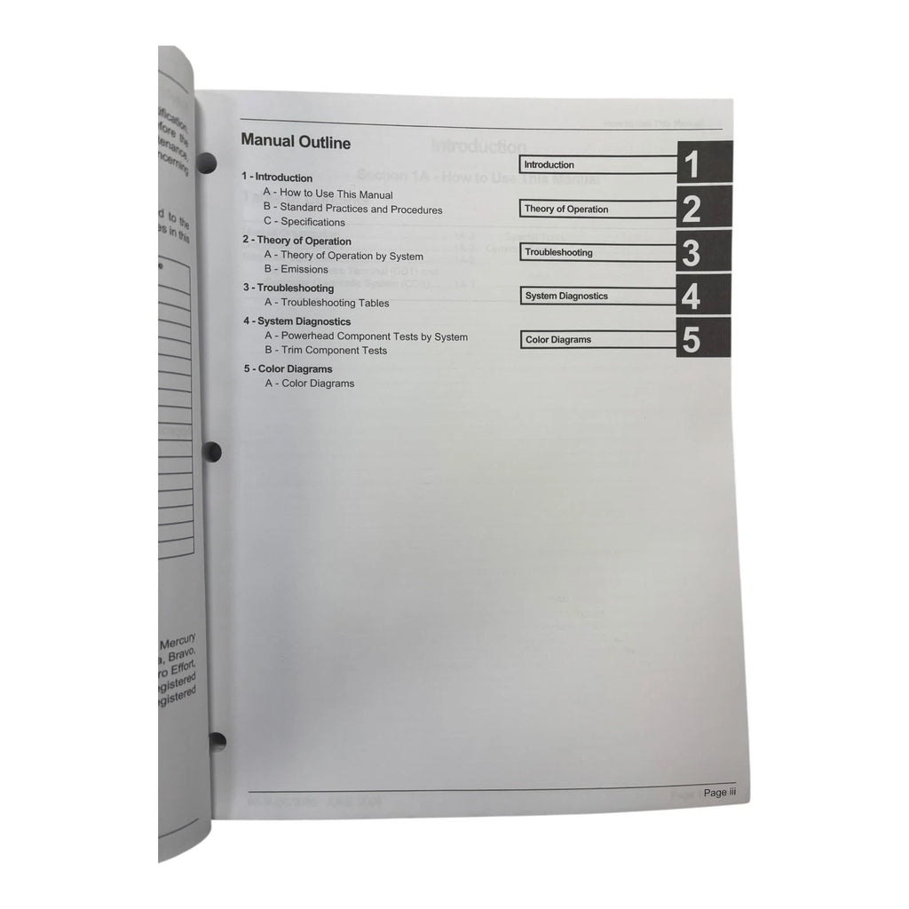Diagnostic Manual for Mercury Racing 300XS OptiMax DFI (2006) 90-8M8020380