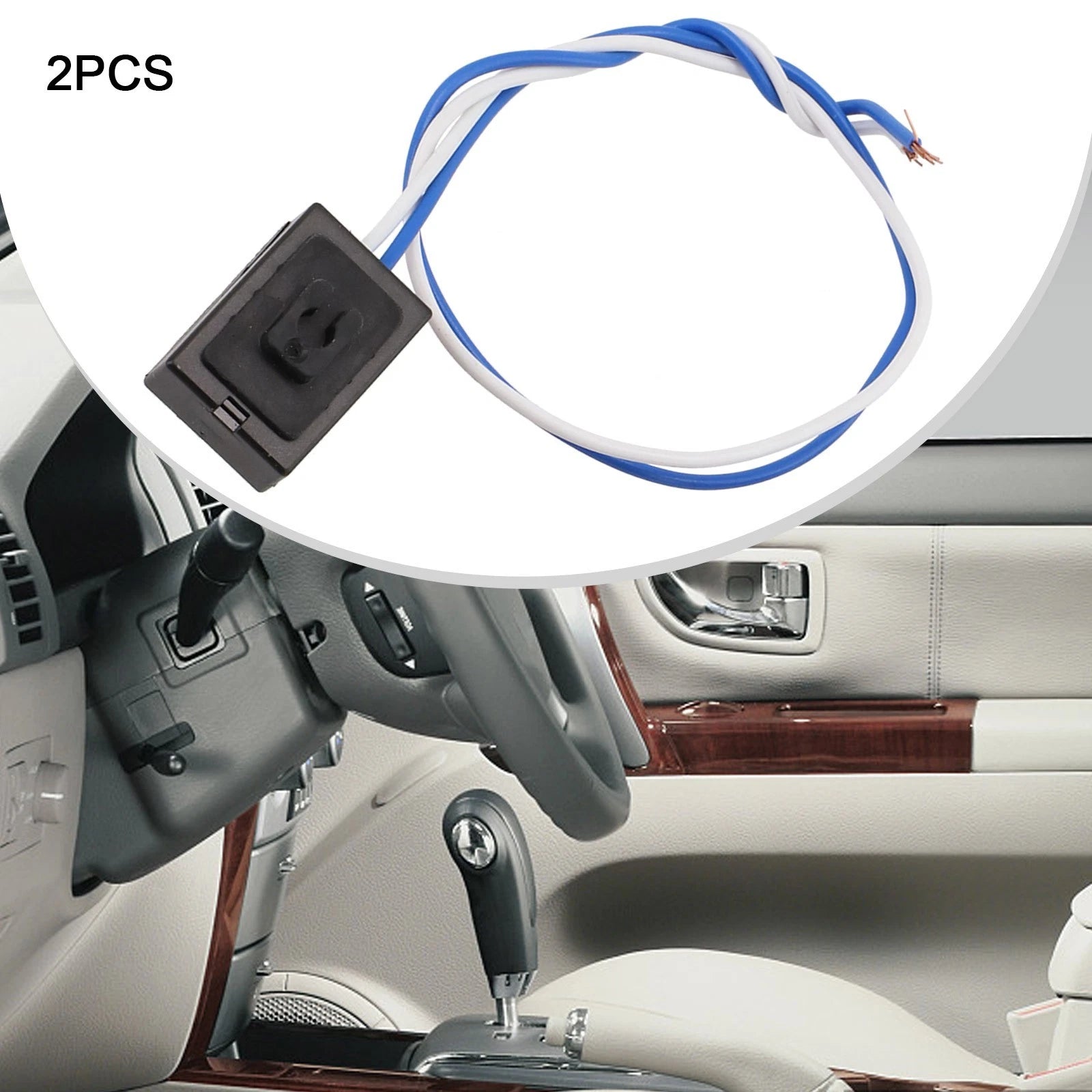 Set of 2 Door Handle Buttons for Hyundai Santa Fe (2013–2017)