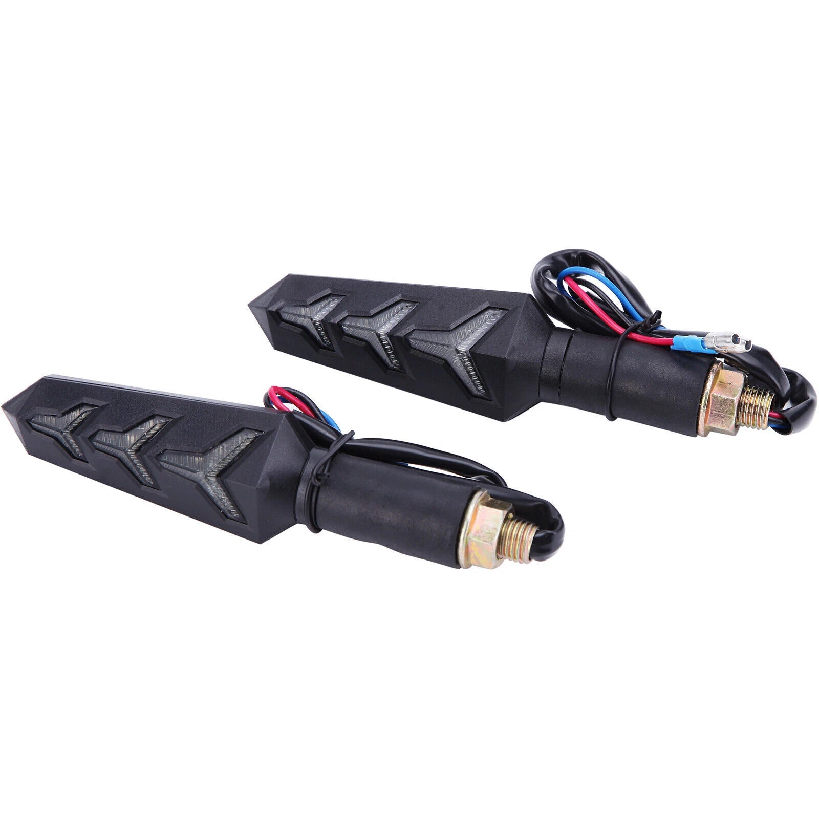 2X LED Turn Signal Lamps for Motorcycle (Amber)