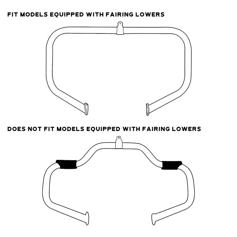 Lower Vented Fairing w/ Speakers for Harley Road King (2009–2013)