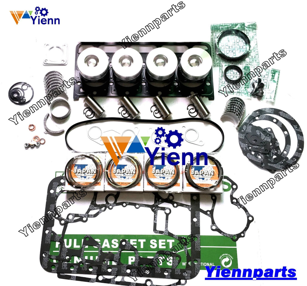 Crankshaft Rod Overhaul Rebuild Kit for Kubota Bobcat S130 S150 S160 (V2203M-DI)