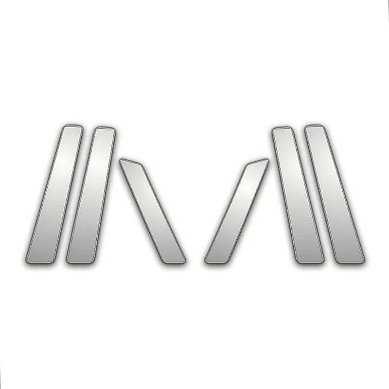 6Pc Chrome Pillar Post Covers Replacement for Infiniti EX (2008–2017)
