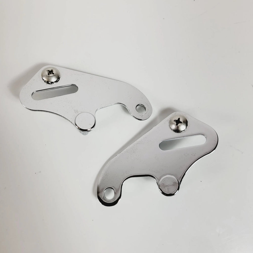 Set of 2 Chrome Seat Strap Bracket Buckles for Harley-Davidson Touring (2014–2023) 52400015