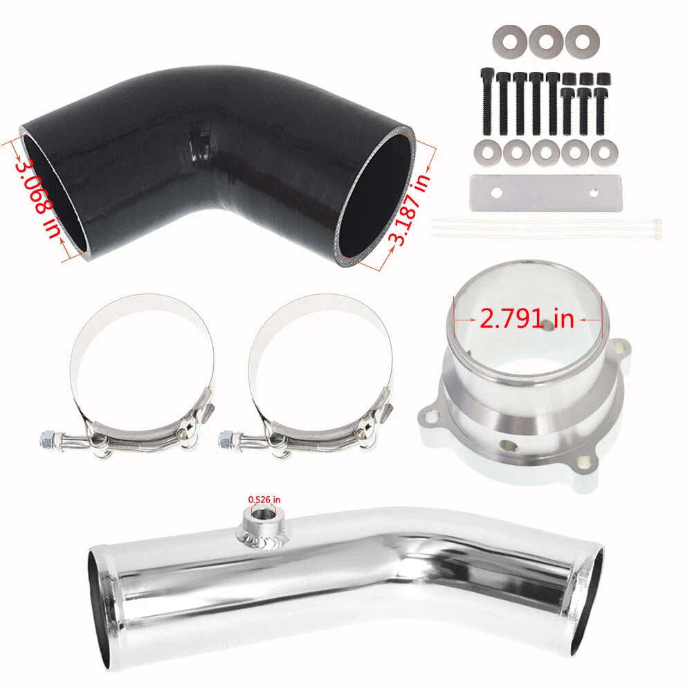 2.75" Cold Side Intercooler Pipe & Boot Kit for Ford 6.7L Powerstroke (2011-2016)
