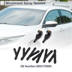 Washer Nozzle Set of 6 w/ Hose Connector for Nissan (No. 289317S000)