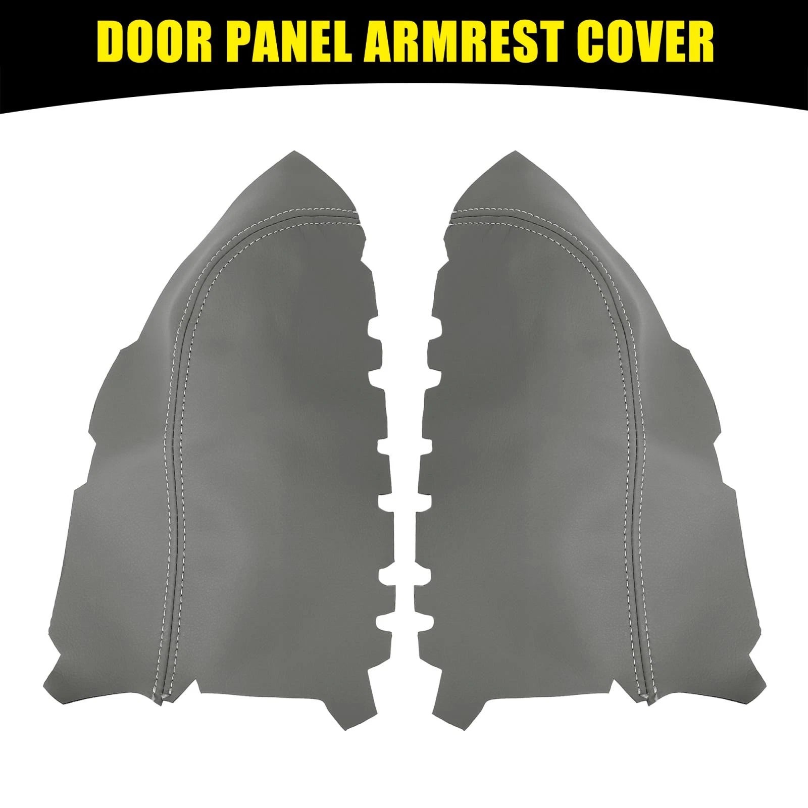 Pair Microfiber Leather Door Panel Armrest Covers for Honda Pilot (2009–2013)