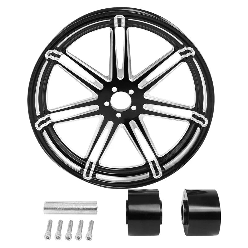 18" Front Wheel Rim & Dual Disc Hub for Harley Touring Street Glide (1997–2021)