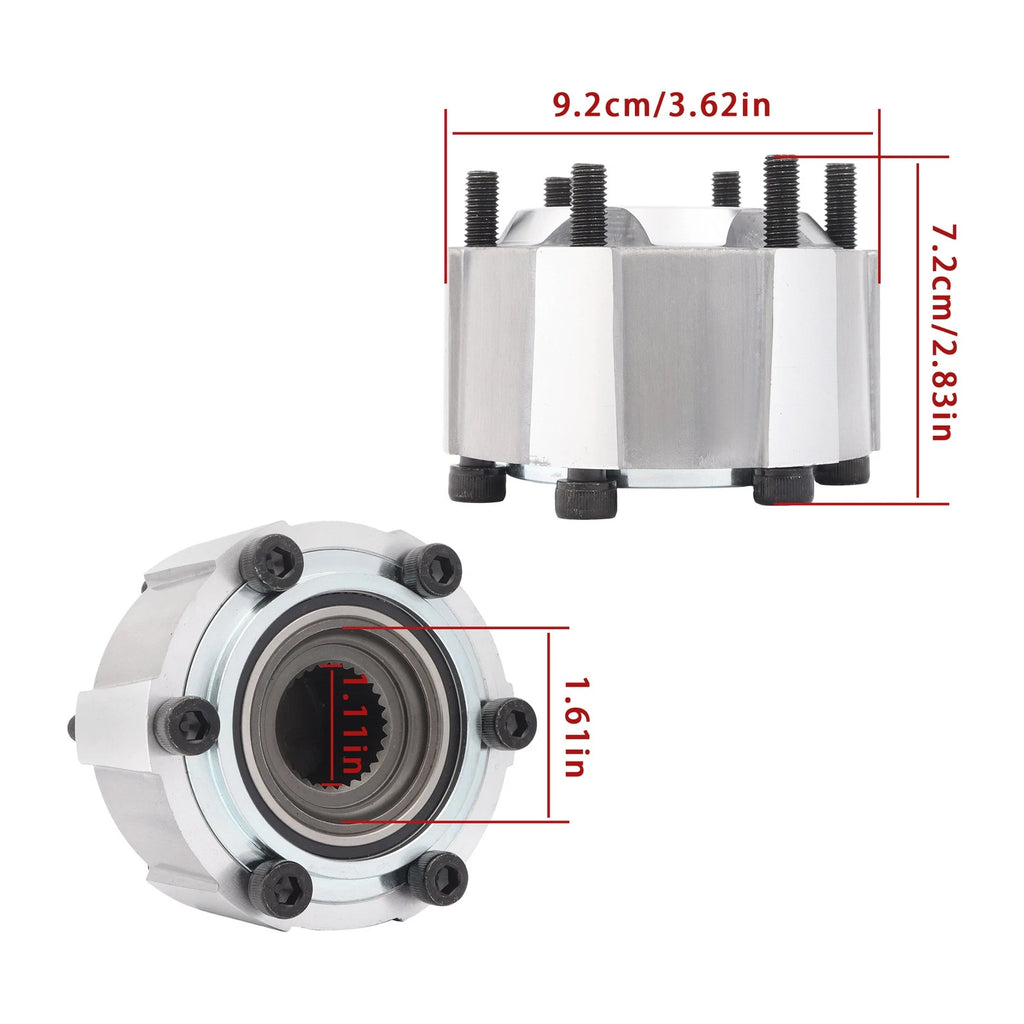 2PC Manual Locking Hubs for Nissan D21 (1986–1997) 40250-2S610