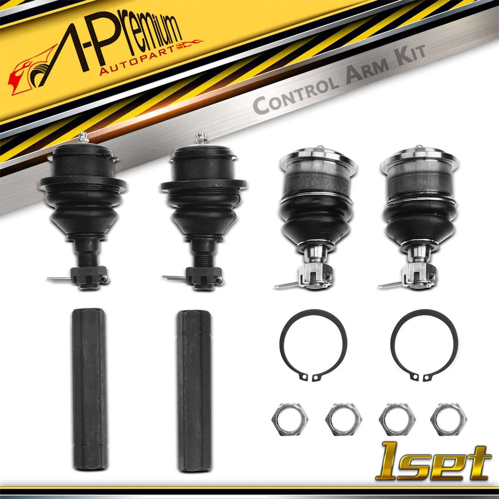 Set of 6 Front Ball Joints & Tie Rod Ends for Ford F-150 F-250
