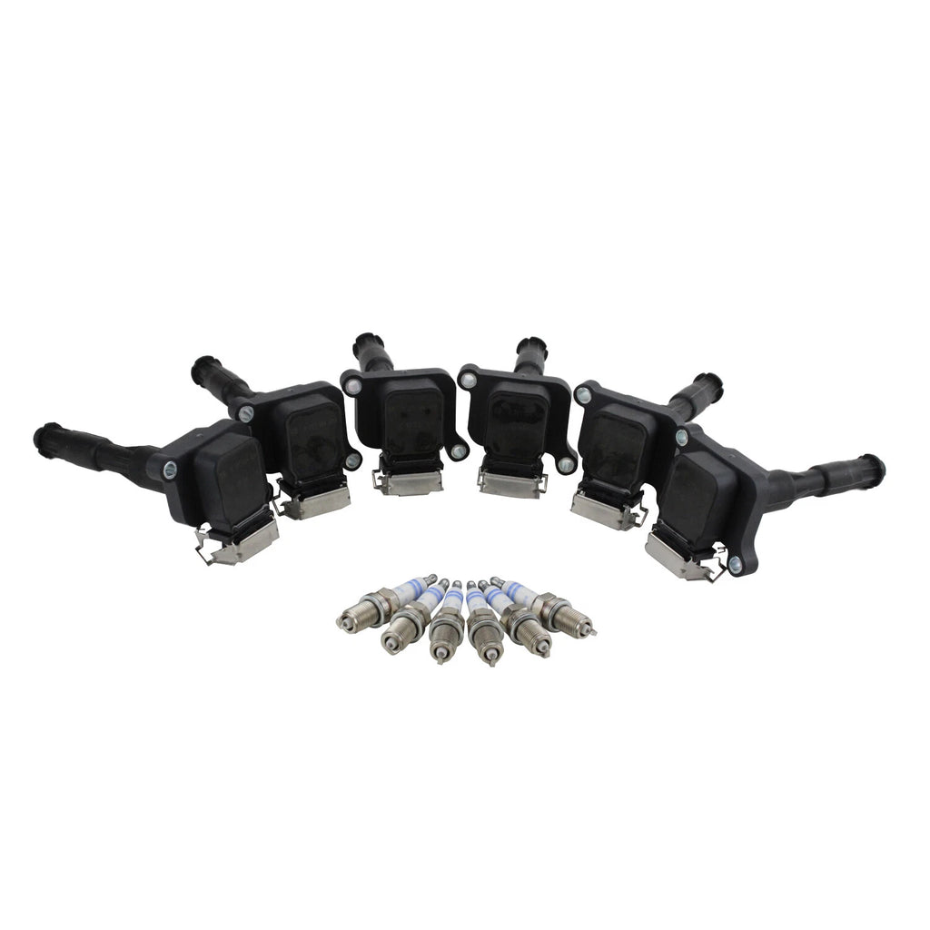Set of 6 Ignition Coils & 6 Spark Plugs for BMW 2.8 L6 M52 (1995–2000)