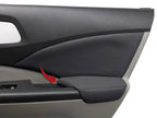 Rear Armrest Door Panel Cover for Honda CR-V (2012–2016) Gray PVC Leather