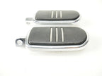 Chrome Passenger Highway Foot Pegs for Harley Street Touring