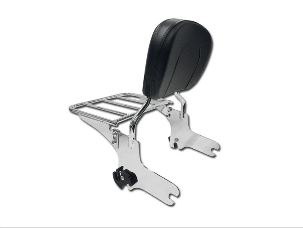 Backrest Sissy Bar with Luggage Rack for Harley Road King FLHT FLHX FLTR (1997–2008)