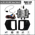 Fog Light Switch Wire Bezel for GMC Yukon/Yukon XL (2021–2023) Clear Chrome LED