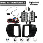 Fog Light Switch Wire Bezel for GMC Yukon/Yukon XL (2021–2023) Clear Chrome LED