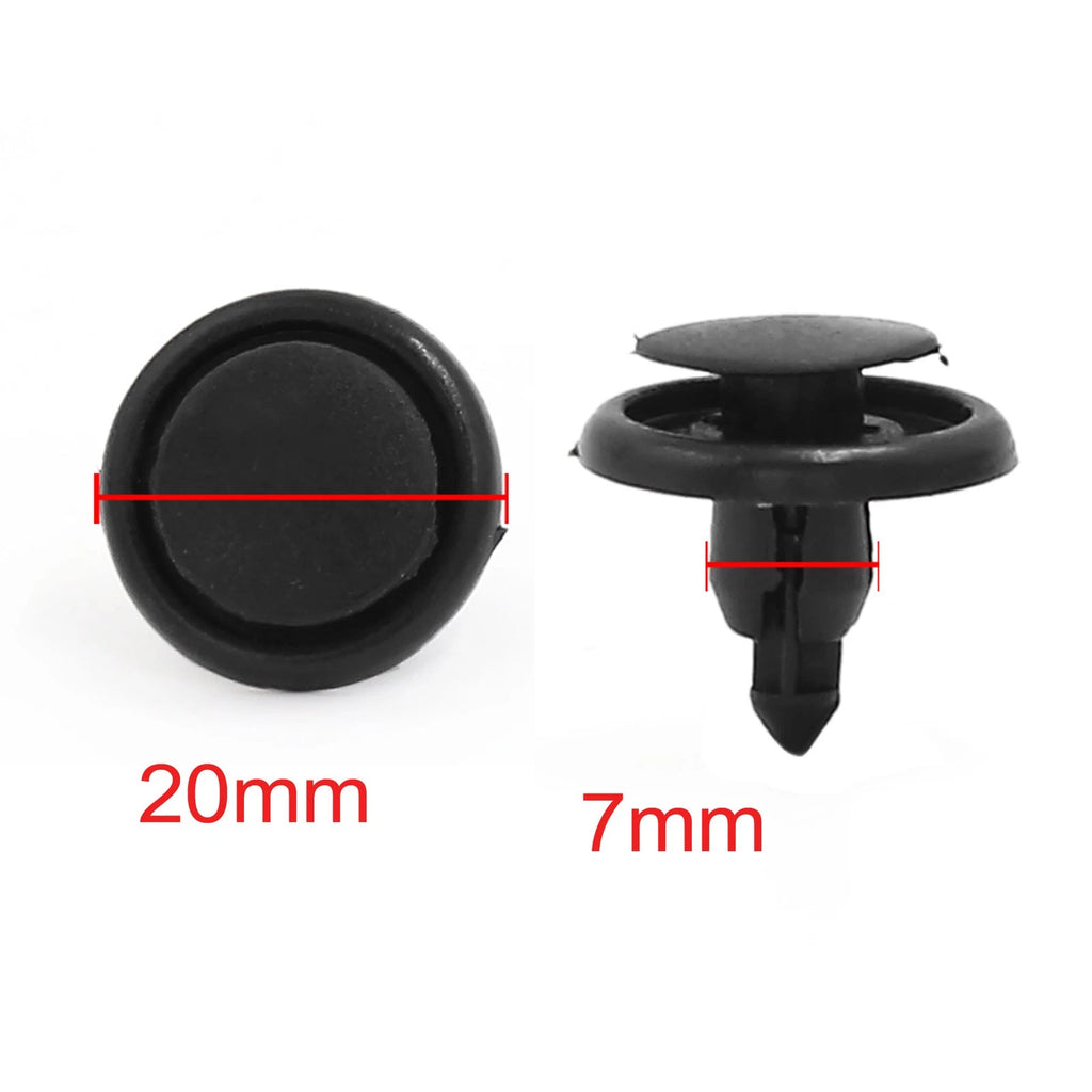 100Pcs Push-Type Clip Retainer MR-200300 for Honda Mitsubishi 