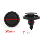 100Pcs Push-Type Clip Retainer MR-200300 for Honda Mitsubishi 