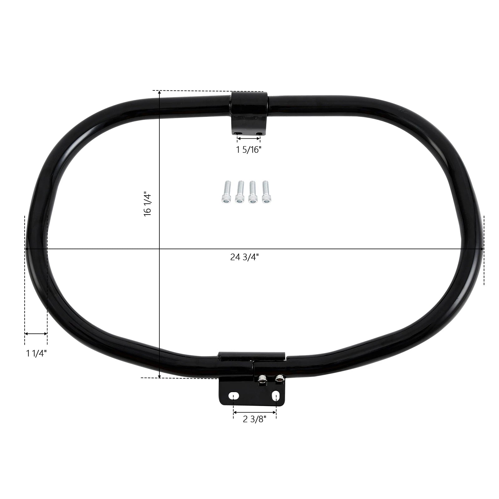 Detachable Engine Guard Crash Bar for Harley Sportster XR XL 883 1200 (2014–2022)