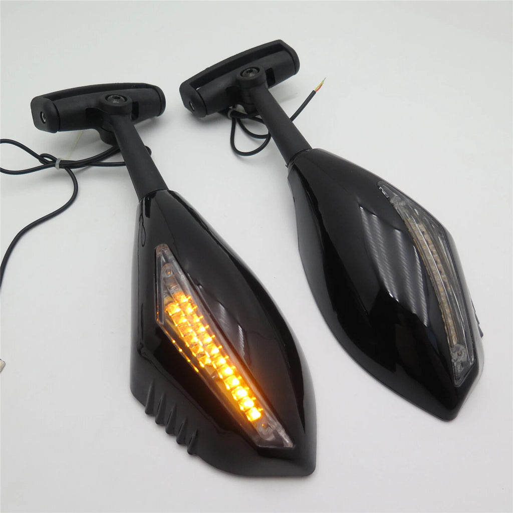 LED Turn Signal Integrated Mirror for Suzuki Hayabusa (2008–2023)