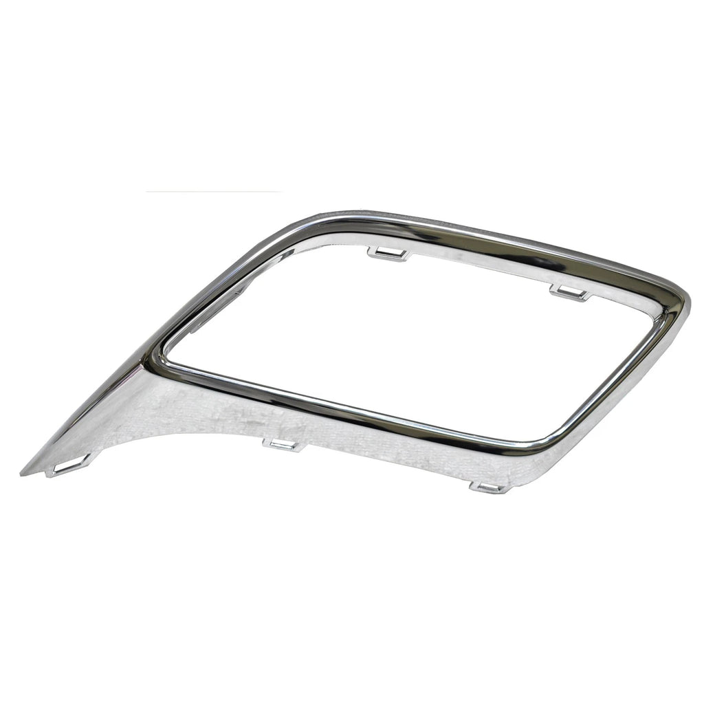Replacement Chrome ABS Plastic Driver Side Rear Bumper Exhaust Pipe Hole Trim