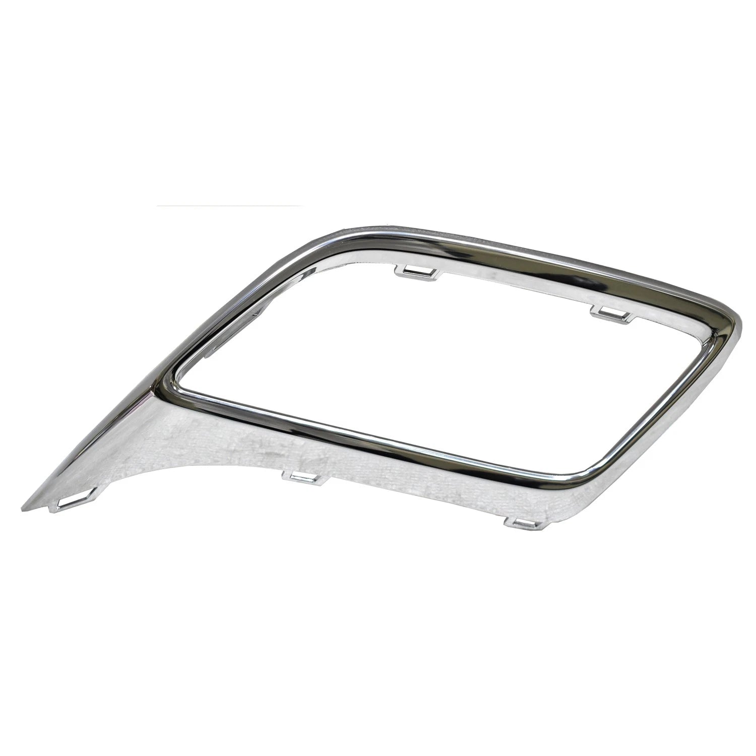 Replacement Chrome ABS Plastic Driver Side Rear Bumper Exhaust Pipe Hole Trim