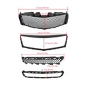 Glossy Black Plastic Front Center Grille Assembly for Cadillac XTS (2013–2017)