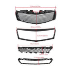Glossy Black Plastic Front Center Grille Assembly for Cadillac XTS (2013–2017)