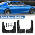 Set of 4 Mudguards Fender for Kia Sportage (2017–2020) with Screw Black