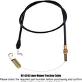 Replacement Traction Cable for Lawn Mower (10415, 10416, 10418, 10420, 10421)