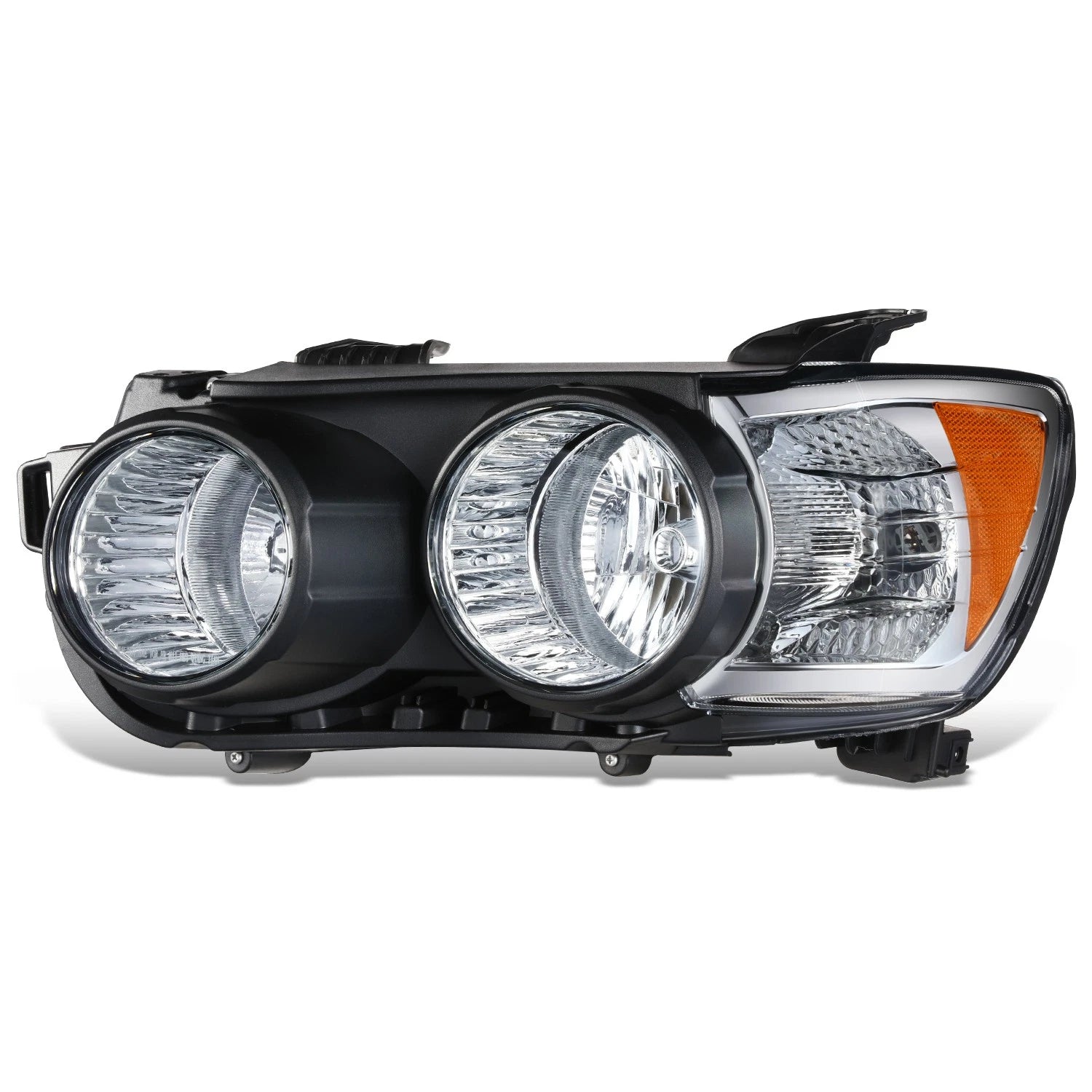 Driver Side Headlight Lamp Assembly for Chevy Sonic (2012–2016) OE Style Black Bezel