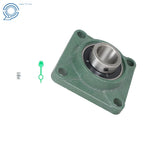Set of 10 Pillow Block Flange Bearings for UCF208 (1-1/2" Bore)