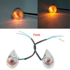 Clear Motorcycle Front Rear Turn Signal Lights for Yamaha XV1900 (2006-2013)