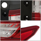 Set of 2 LED Tail Lights Assembly for Chevrolet Traverse (2018–2020)