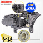 LED Headlight LH for Dodge Durango (2021–2024) - Chrome, Halogen Signal